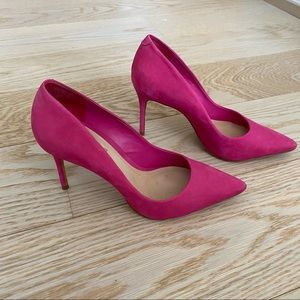 Schutz hot pink heels
